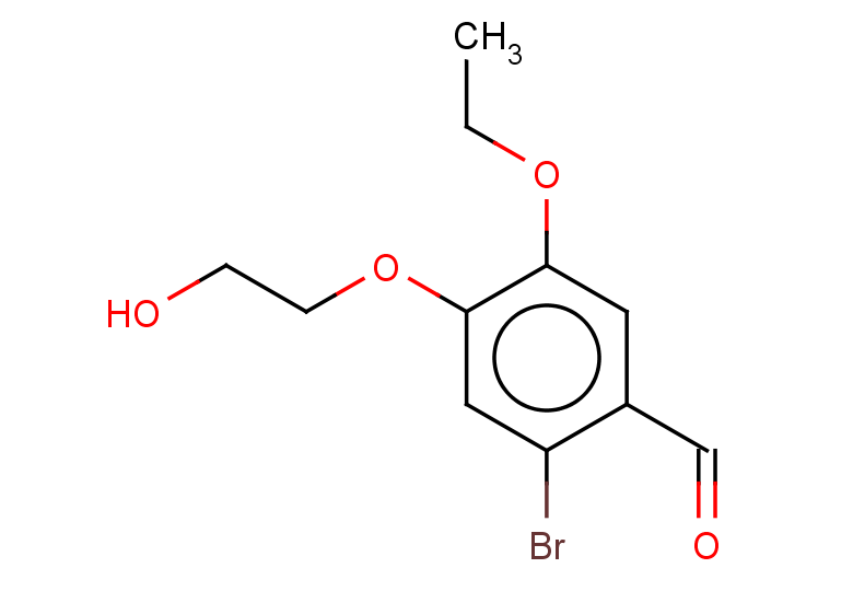 2-BROMO-5-ETHOXY-4-(2-HYDROXYETHOXY)BENZALDEHYDE