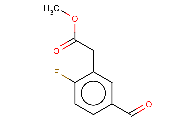 methyl 2-(2-fluoro-5-formylphenyl)acetate