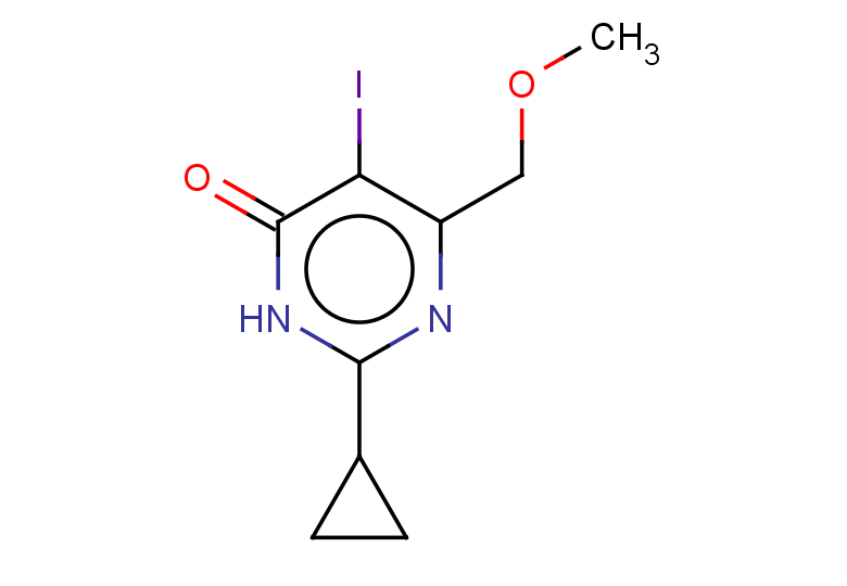 2-cyclopropyl-5-iodo-6-(methoxymethyl)-3,4-dihydropyrimidin-4-one