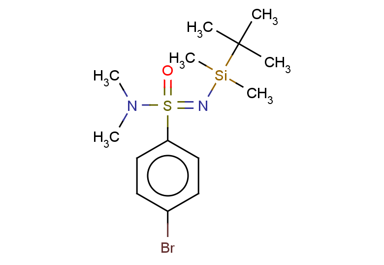 4-bromo-N-(tert-butyldimethylsilyl)-N,N-dimethylbenzene-1-sulfonoimidamide