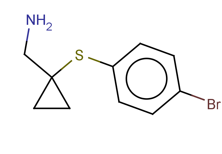 [1-(4-bromophenyl)sulfanylcyclopropyl]methanamine