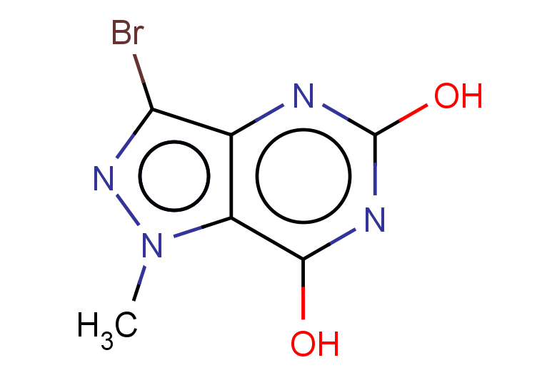 3-bromo-1-methyl-1H-pyrazolo[4,3-d]pyrimidine-5,7-diol
