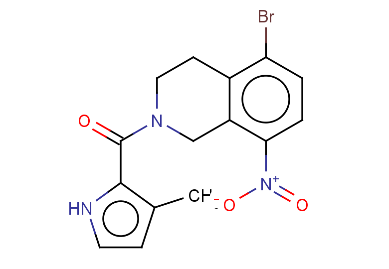 5-bromo-2-(3-methyl-1H-pyrrole-2-carbonyl)-8-nitro-1,2,3,4-tetrahydroisoquinoline