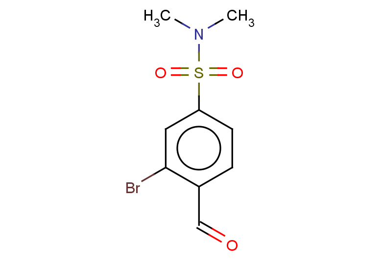 3-bromo-4-formyl-N,N-dimethylbenzene-1-sulfonamide