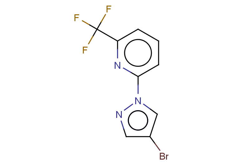 2-(4-bromo-1H-pyrazol-1-yl)-6-(trifluoromethyl)pyridine