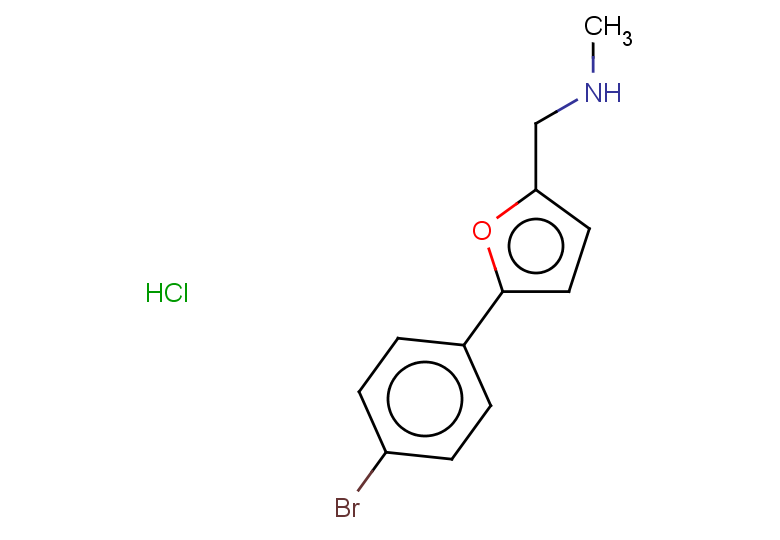 {[5-(4-bromophenyl)furan-2-yl]methyl}(methyl)amine hydrochloride