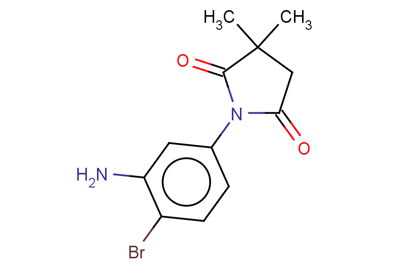 1-(3-amino-4-bromophenyl)-3,3-dimethylpyrrolidine-2,5-dione