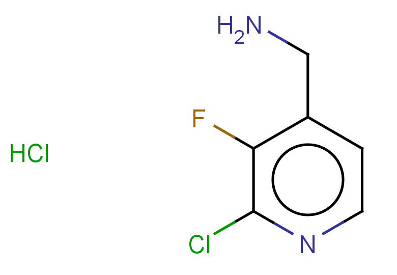 (2-chloro-3-fluoropyridin-4-yl)methanamine hydrochloride