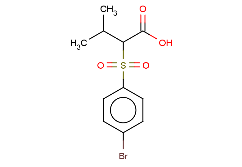 2-(4-bromobenzenesulfonyl)-3-methylbutanoic acid
