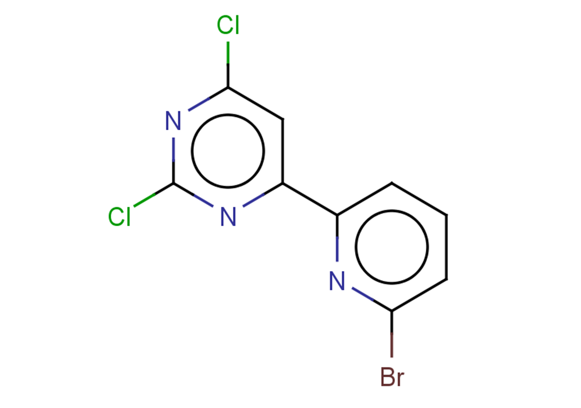 2,4-dichloro-6-(6'-bromo-2'-pyridyl)pyrimidine