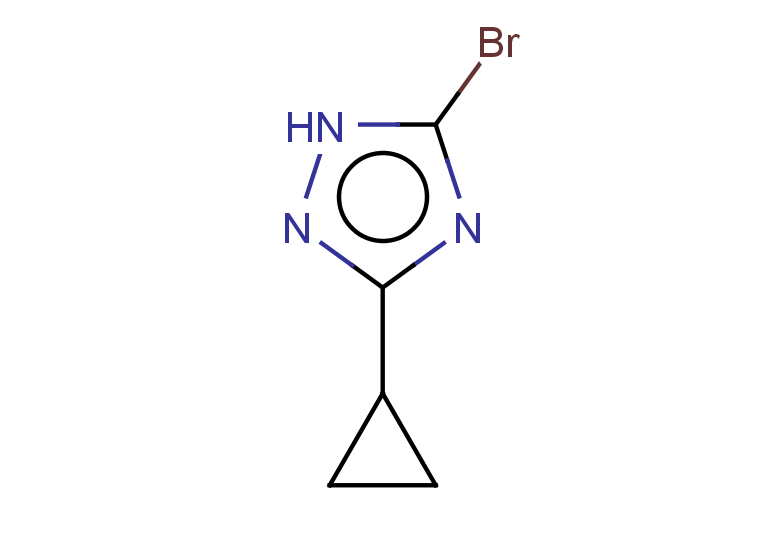 5-bromo-3-cyclopropyl-1H-1,2,4-triazole