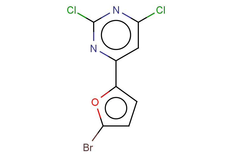 4-(5-bromofuran-2-yl)-2,6-dichloropyrimidine