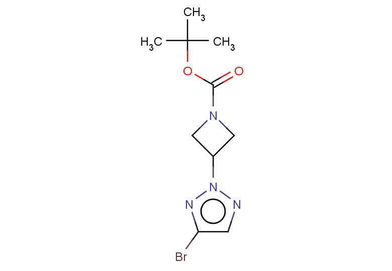 tert-butyl 3-(4-bromo-2H-1,2,3-triazol-2-yl)azetidine-1-carboxylate
