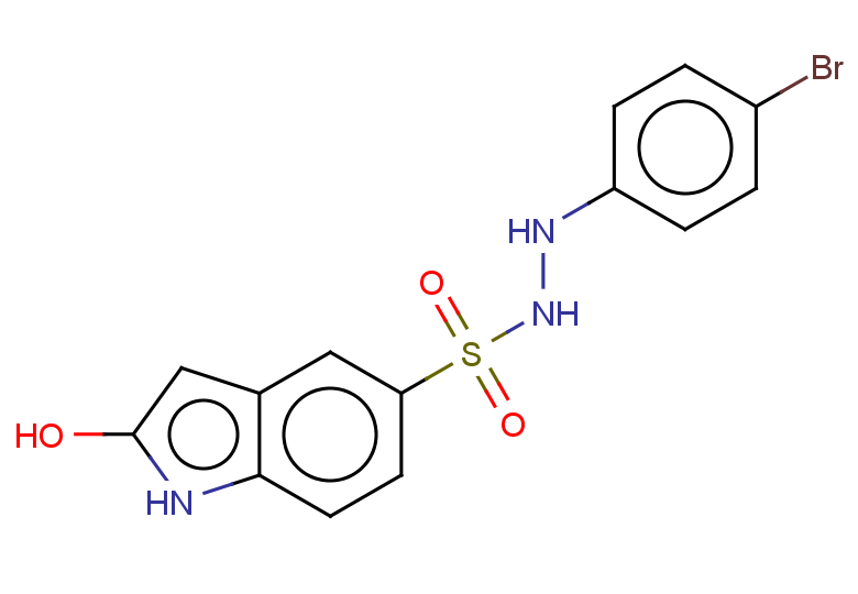 N'-(4-bromophenyl)-2-hydroxy-1H-indole-5-sulfonohydrazide