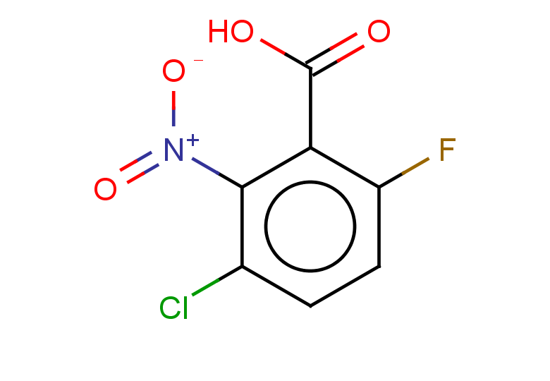 3-chloro-6-fluoro-2-nitrobenzoic acid
