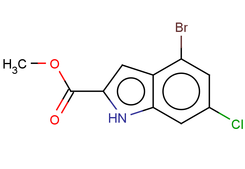 METHYL 4-BROMO-6-CHLORO-1H-INDOLE-2-CARBOXYLATE