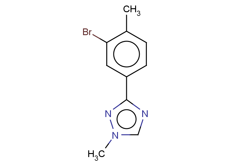 3-(3-bromo-4-methylphenyl)-1-methyl-1H-1,2,4-triazole