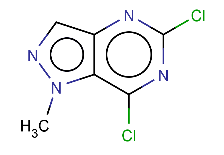 5,7-dichloro-1-methyl-1H-pyrazolo[4,3-d]pyrimidine
