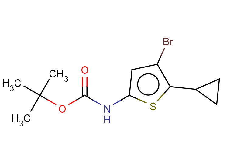 tert-butyl N-(4-bromo-5-cyclopropylthiophen-2-yl)carbamate