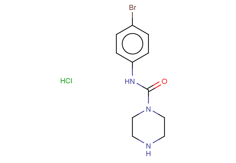 N-(4-bromophenyl)piperazine-1-carboxamide hydrochloride