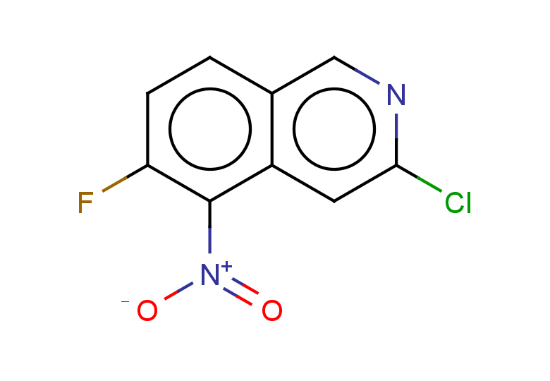 3-chloro-6-fluoro-5-nitroisoquinoline