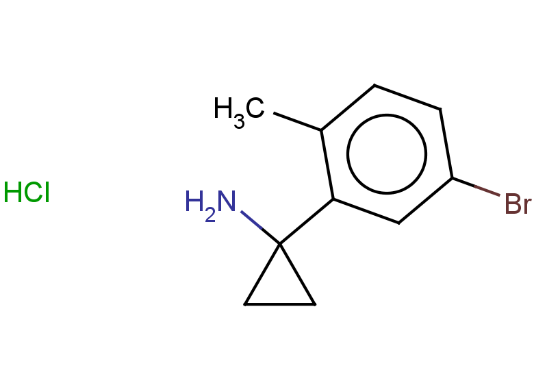 1-(5-bromo-2-methylphenyl)cyclopropan-1-amine hydrochloride