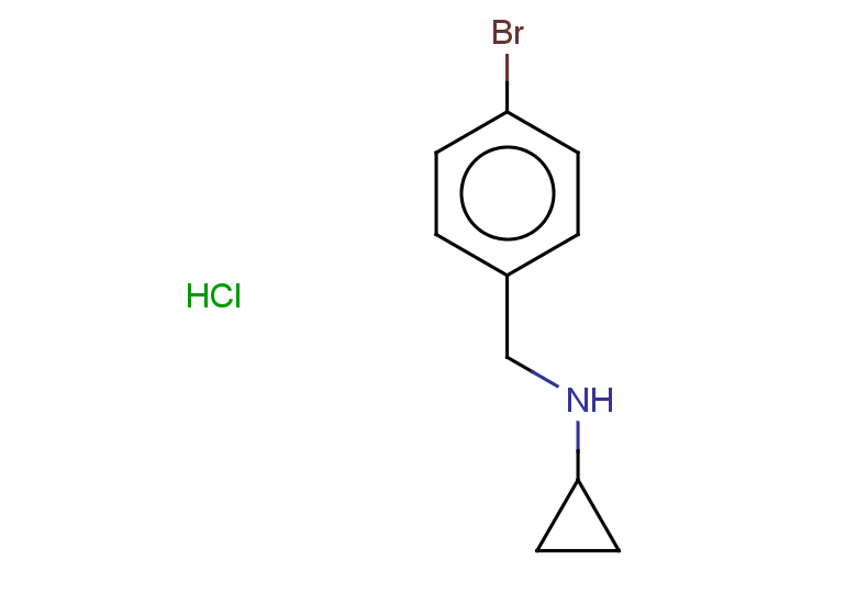 N-[(4-bromophenyl)methyl]cyclopropanamine hydrochloride