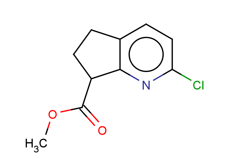 methyl 2-chloro-5H,6H,7H-cyclopenta[b]pyridine-7-carboxylate