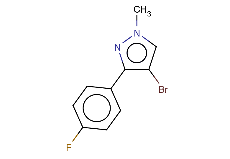 4-bromo-3-(4-fluorophenyl)-1-methyl-1H-pyrazole