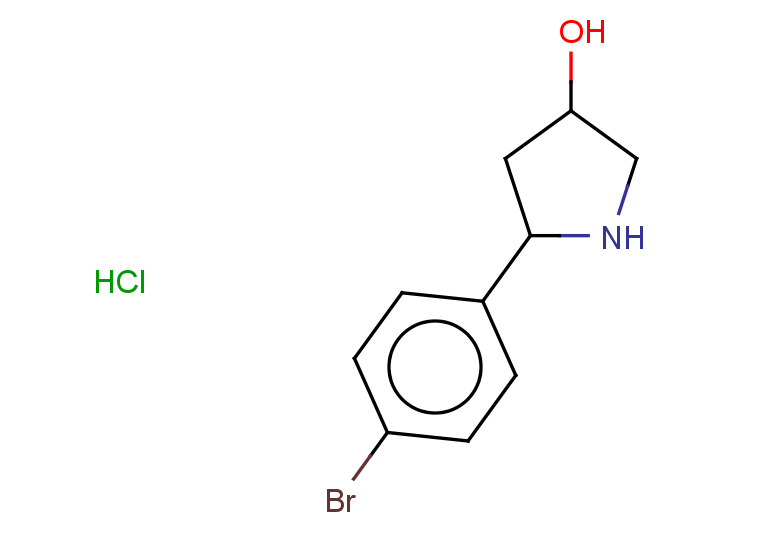 5-(4-bromophenyl)pyrrolidin-3-ol hydrochloride