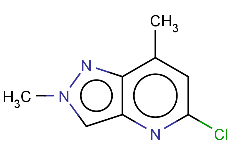5-chloro-2,7-dimethyl-2H-pyrazolo[4,3-b]pyridine