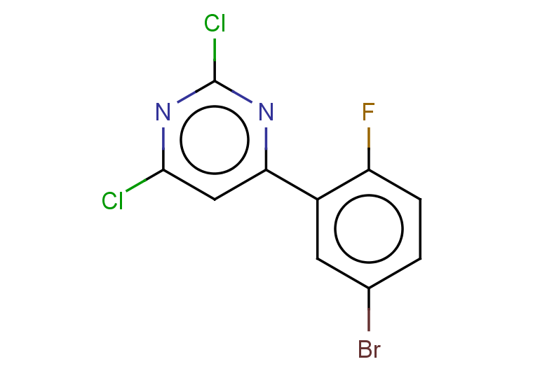 4-(5-bromo-2-fluorophenyl)-2,6-dichloropyrimidine