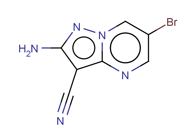 2-amino-6-bromopyrazolo[1,5-a]pyrimidine-3-carbonitrile