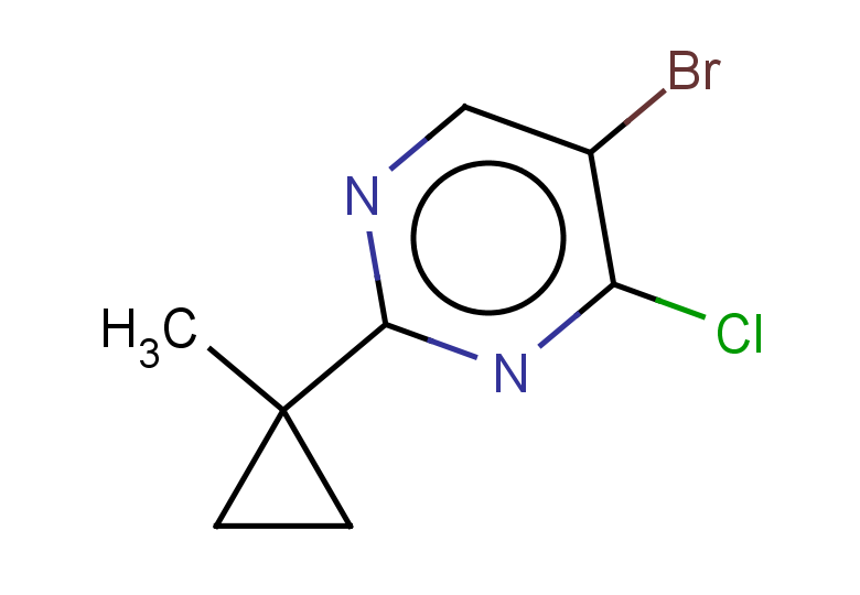 5-bromo-4-chloro-2-(1-methylcyclopropyl)pyrimidine