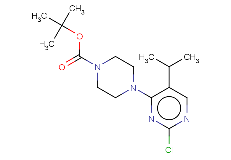 tert-butyl 4-[2-chloro-5-(propan-2-yl)pyrimidin-4-yl]piperazine-1-carboxylate