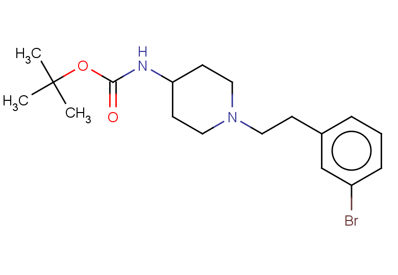 tert-butyl N-{1-[2-(3-bromophenyl)ethyl]piperidin-4-yl}carbamate
