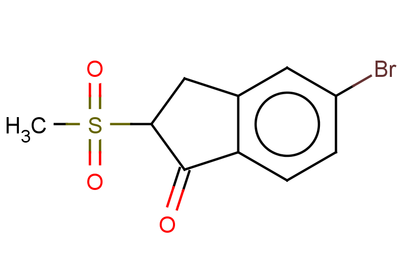 5-bromo-2-methanesulfonyl-2,3-dihydro-1H-inden-1-one