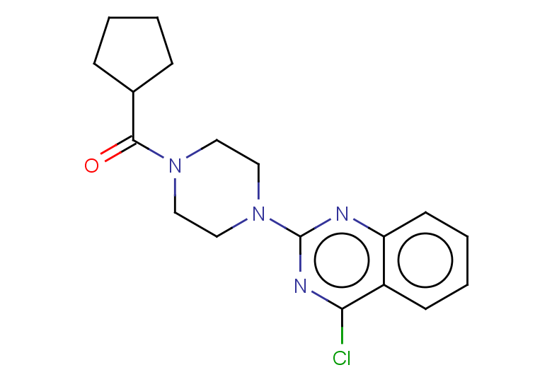 4-chloro-2-(4-cyclopentanecarbonylpiperazin-1-yl)quinazoline