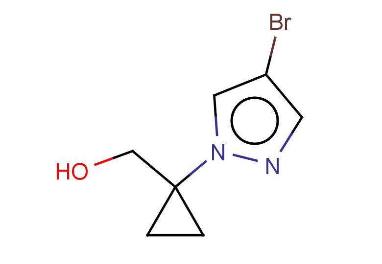 [1-(4-bromo-1H-pyrazol-1-yl)cyclopropyl]methanol