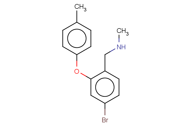 {[4-bromo-2-(4-methylphenoxy)phenyl]methyl}(methyl)amine