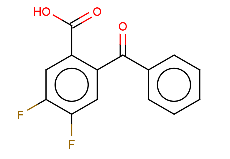 2-benzoyl-4,5-difluorobenzoic acid