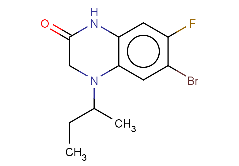 6-bromo-4-(butan-2-yl)-7-fluoro-1,2,3,4-tetrahydroquinoxalin-2-one