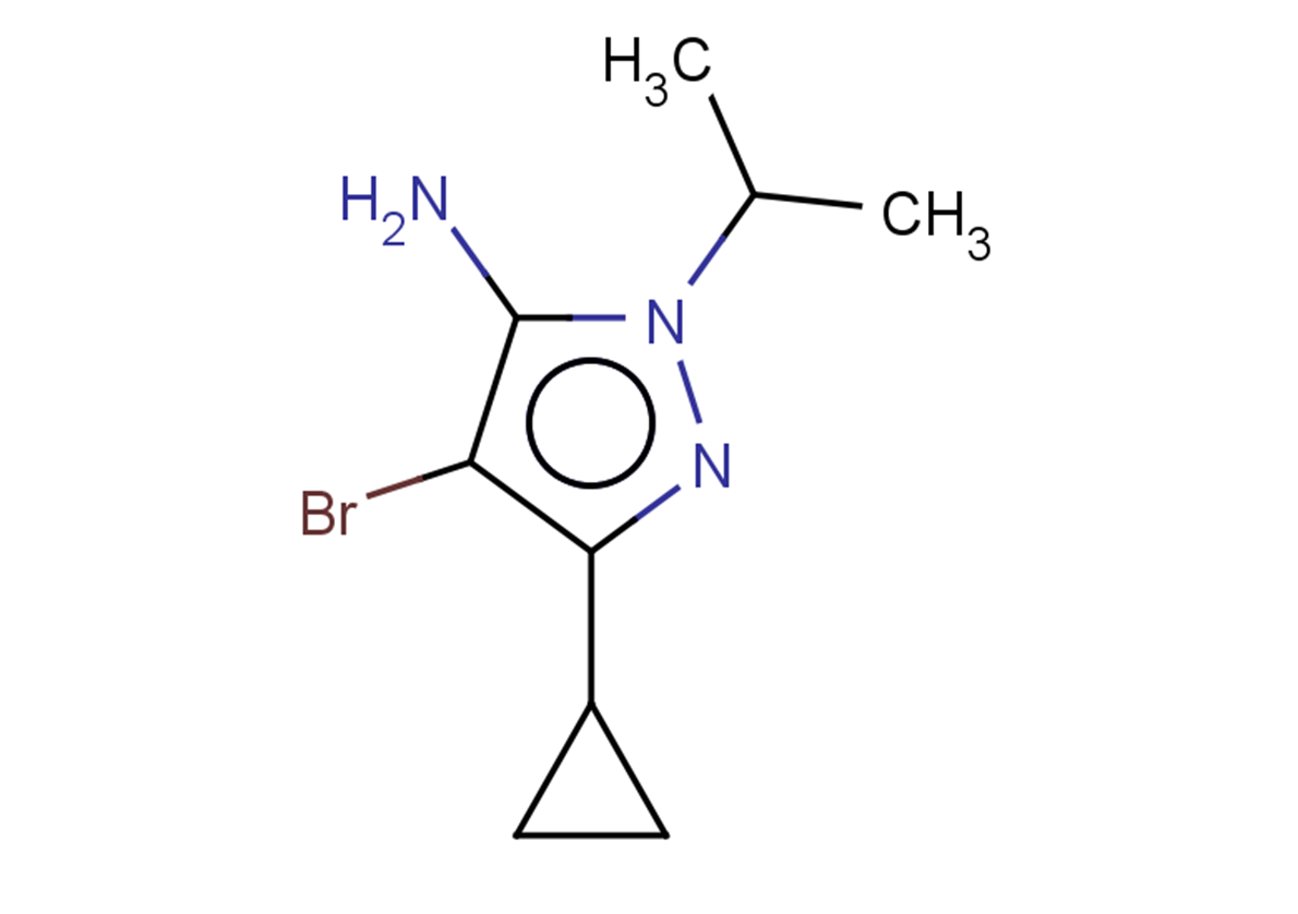 4-bromo-3-cyclopropyl-1-(propan-2-yl)-1H-pyrazol-5-amine