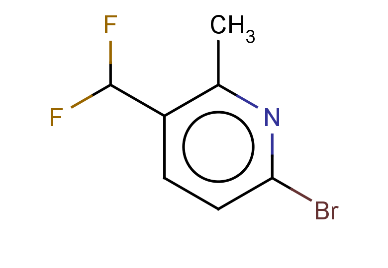 6-bromo-3-(difluoromethyl)-2-methylpyridine