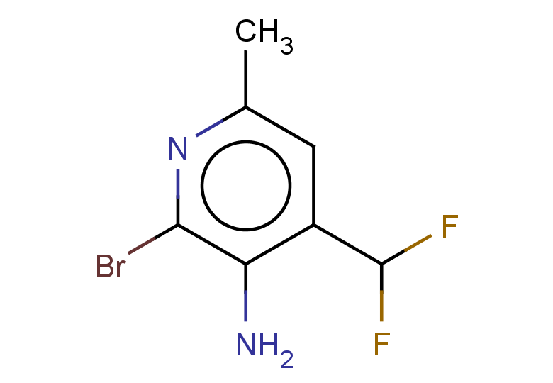2-bromo-4-(difluoromethyl)-6-methylpyridin-3-amine