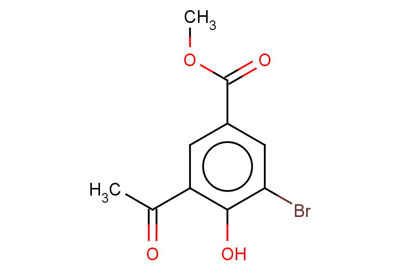 methyl 3-acetyl-5-bromo-4-hydroxybenzoate