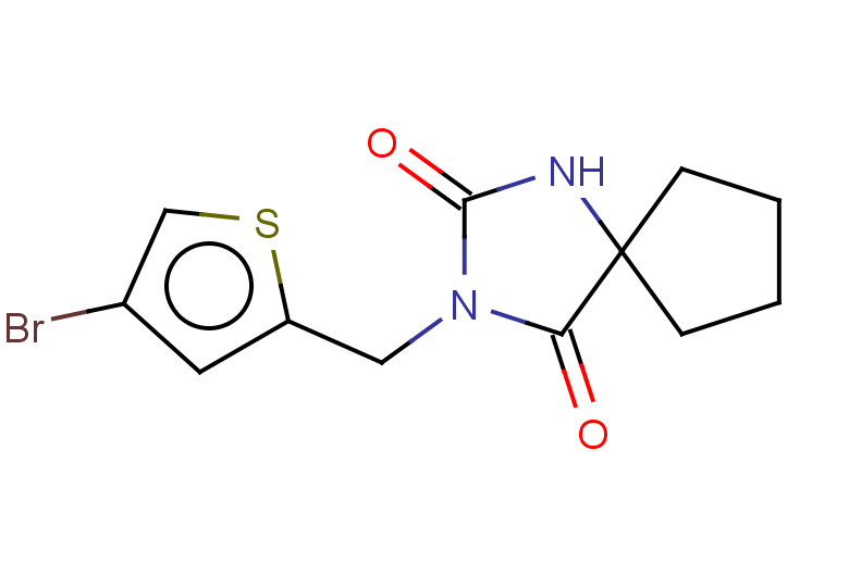 3-[(4-bromothiophen-2-yl)methyl]-1,3-diazaspiro[4.4]nonane-2,4-dione