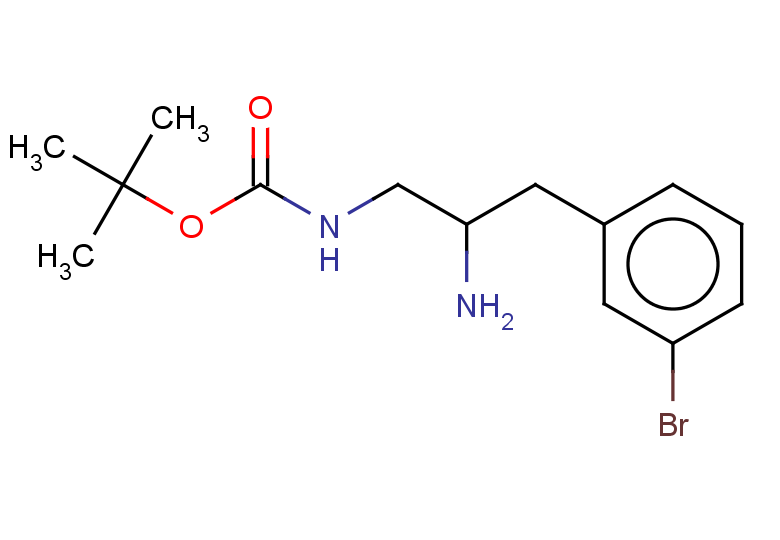 tert-butyl N-[2-amino-3-(3-bromophenyl)propyl]carbamate