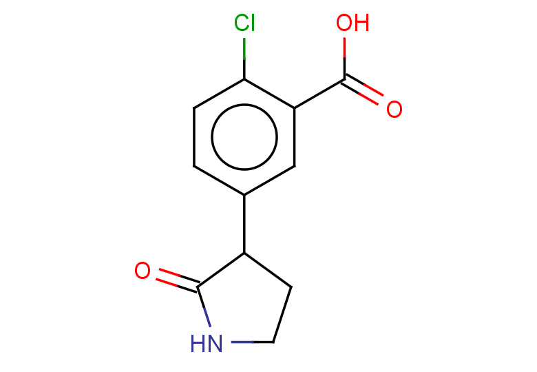 2-chloro-5-(2-oxopyrrolidin-3-yl)benzoic acid