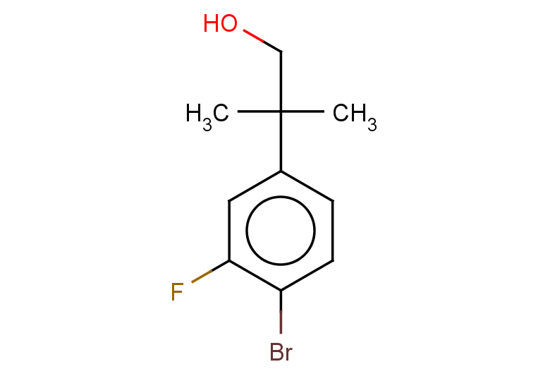 2-(4-bromo-3-fluorophenyl)-2-methylpropan-1-ol